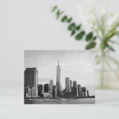 B&W Manhattan Briefkaart (Staand voorkant)