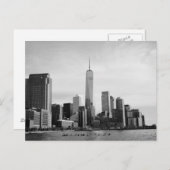 B&W Manhattan Briefkaart (Voorkant / Achterkant)