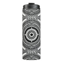 B&W Medaillon Motief