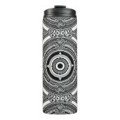 B&W Medallion Motief Thermosbeker (Voorkant)