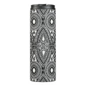 B&W Medallion Motief Thermosbeker (Achterkant)