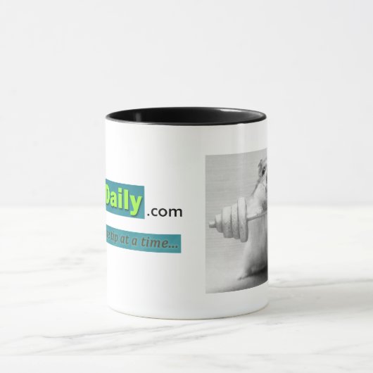 B&W Mok Hamster Weightlifter (Midden)