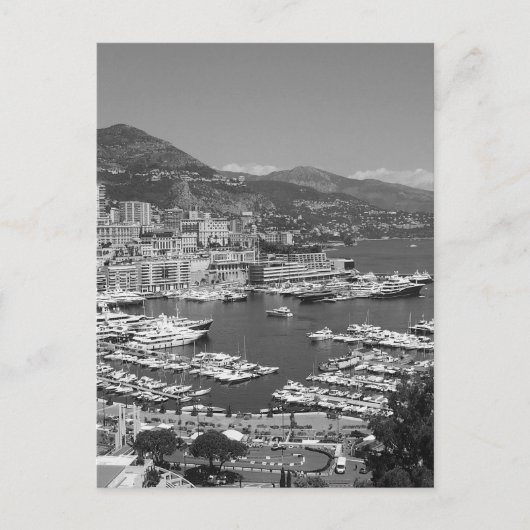 B&W Monaco Briefkaart (Voorkant)