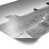 B&W Monument Valley 3 Foto Afdruk (Hoek)