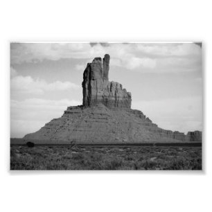 B&W Monument Valley 5 Foto Afdruk
