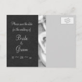 B&W Motorfiets Foto's Bewaar de Datum Aankondiging (Achterkant)