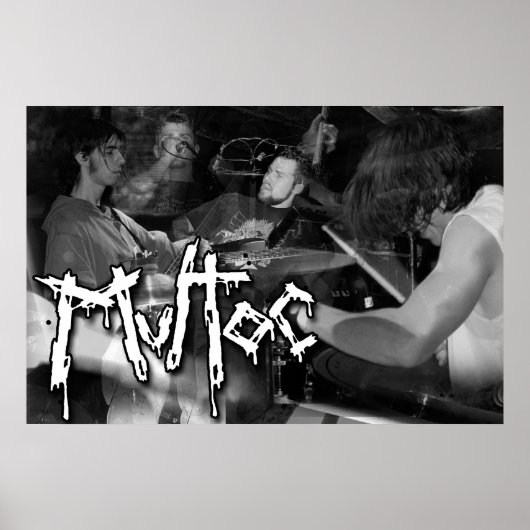 B&W Multoc-Poster Poster (Voorkant)