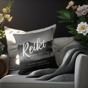 B&W Natural Reiki Master Yoga Mediation instructeu Kussen