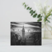 B&W New York Briefkaart (Staand voorkant)
