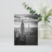 B&W New York Briefkaart (Staand voorkant)