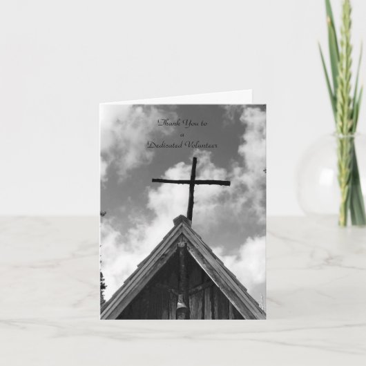 B&W Note Kaart, Oude Kerk Bedankkaart (Voorkant)