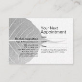 B&W One-legged King Pigeon Yoga Pose 10 Class Pass Klantenkaartje (Achterkant)