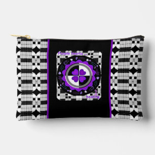 B&W paarse harten kloppen Etui