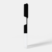 B&W Paarse harten slaan iPhone Hoesje (Rechterkant)