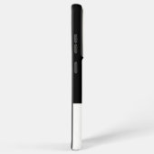 B&W Paarse harten slaan Samsung Galaxy Hoesje (Rechterkant)