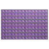 B&W Paarse harten slaan Stof (Yard (91,4 cm))