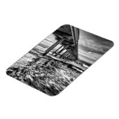 B&W pier bij zonsopgang, Californië Magneet (Linkerzijde)