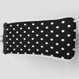 B&W-pokadots Golfheadcover