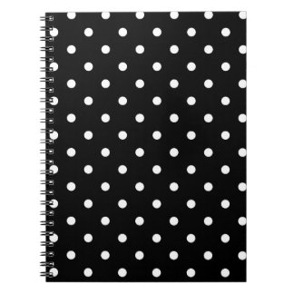 B&W-pokadots Notitieboek