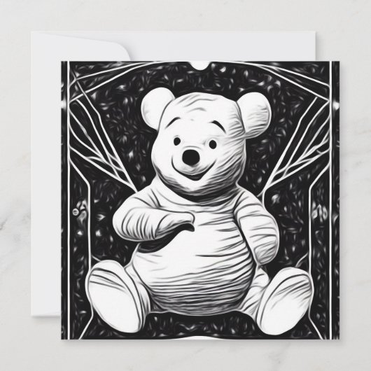 B&W  Pooh (Achterkant)