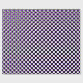 B&W Purple Hearts Beating Cadeaupapier (Vlak)