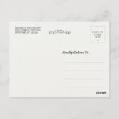 B&W Reiki Master Yoga Mediation instructeur Citate Briefkaart (Achterkant)