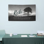 B&W Reiki Master Yoga Mediation instructeur Citate Spandoek (Beurs)
