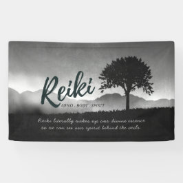 B&W Reiki Master Yoga Mediation instructeur Citate Spandoek