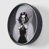 B&W Retro Sci-fi Woman (Hoek)