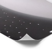 B&W Retro Sci-fi Woman Poster (Hoek)