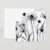 B&W röntgenbloemen (Voorkant / Achterkant)
