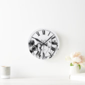 B&W Röntgenbloemen Ronde Klok (Huis)
