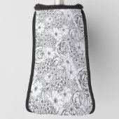 B&W-Roos voor ventilatortuin Golfheadcover (Draai 90)