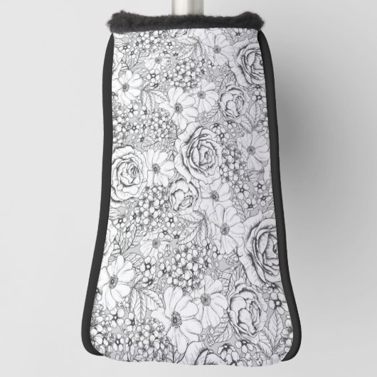 B&W-Roos voor ventilatortuin Golfheadcover (Draai 90)