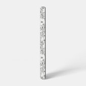 B&W-Roos voor ventilatortuin Samsung Galaxy Hoesje (Linkerkant)