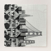 B&W San Francisco California Legpuzzel (Horizontaal)