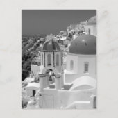 B&W Santorini 2 Briefkaart (Voorkant)