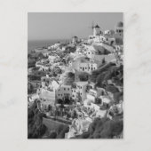 B&W Santorini 5 Briefkaart (Voorkant)