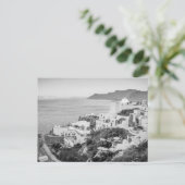 B&W Santorini 8 Briefkaart (Staand voorkant)