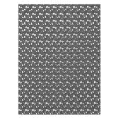 B&W Schattigee Doodle Halloween Patroon Tafelkleed (Voorkant)