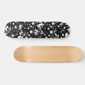 B&W Star Graffiti Skateboard (Horizontaal)