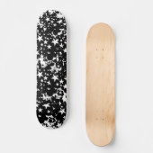 B&W Star Graffiti Skateboard (Voorkant)