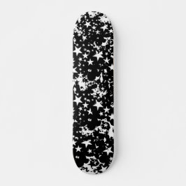 B&W Star Graffiti Skateboard