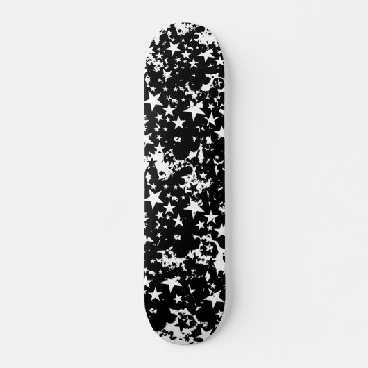 B&W Star Graffiti Skateboard (Voorkant)