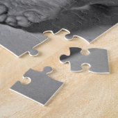 B&W Steaming Hot Beauful Babe Lingerie Model Legpuzzel (Zijkant)