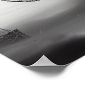 B&W Steampunk Robot Bird Poster (Hoek)