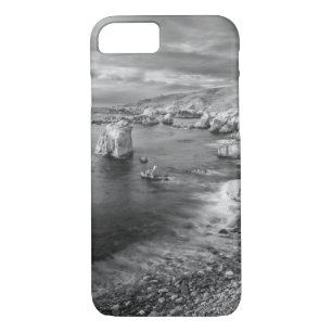 B&W-strandkustlijn, Californië Case-Mate iPhone Case