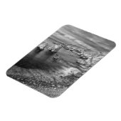 B&W-strandkustlijn, Californië Magneet (Linkerzijde)