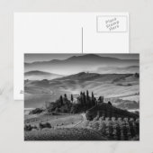 B&W Toscanië Briefkaart (Voorkant / Achterkant)