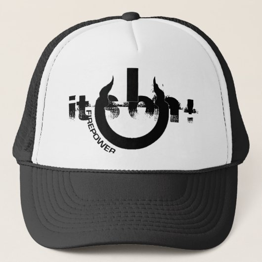 b&w trucker pet (Voorkant)